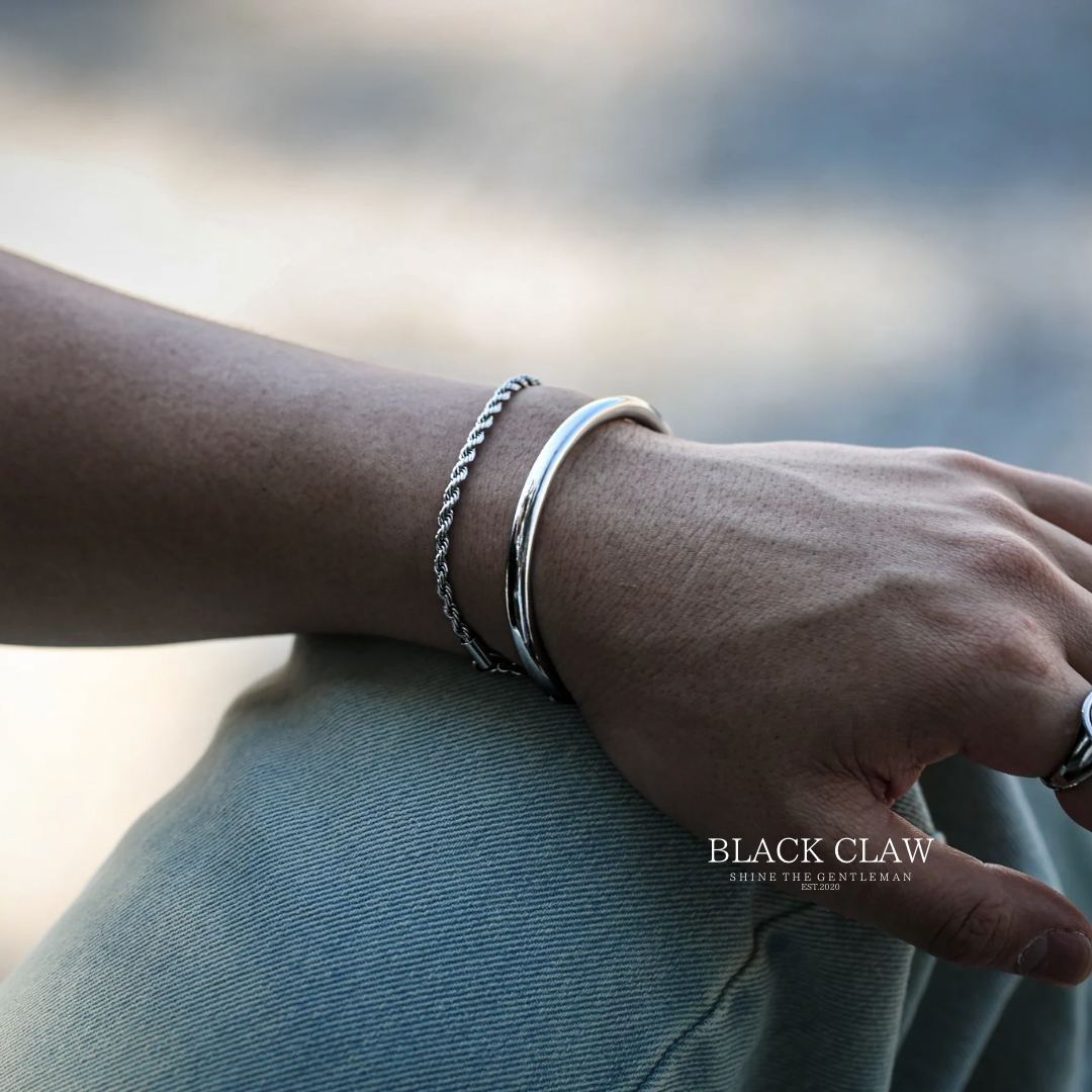 Twist Rope Bracelet 【SILVER】