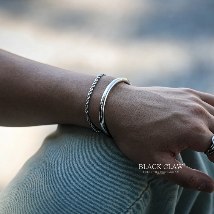 Twist Rope Bracelet 【SILVER】