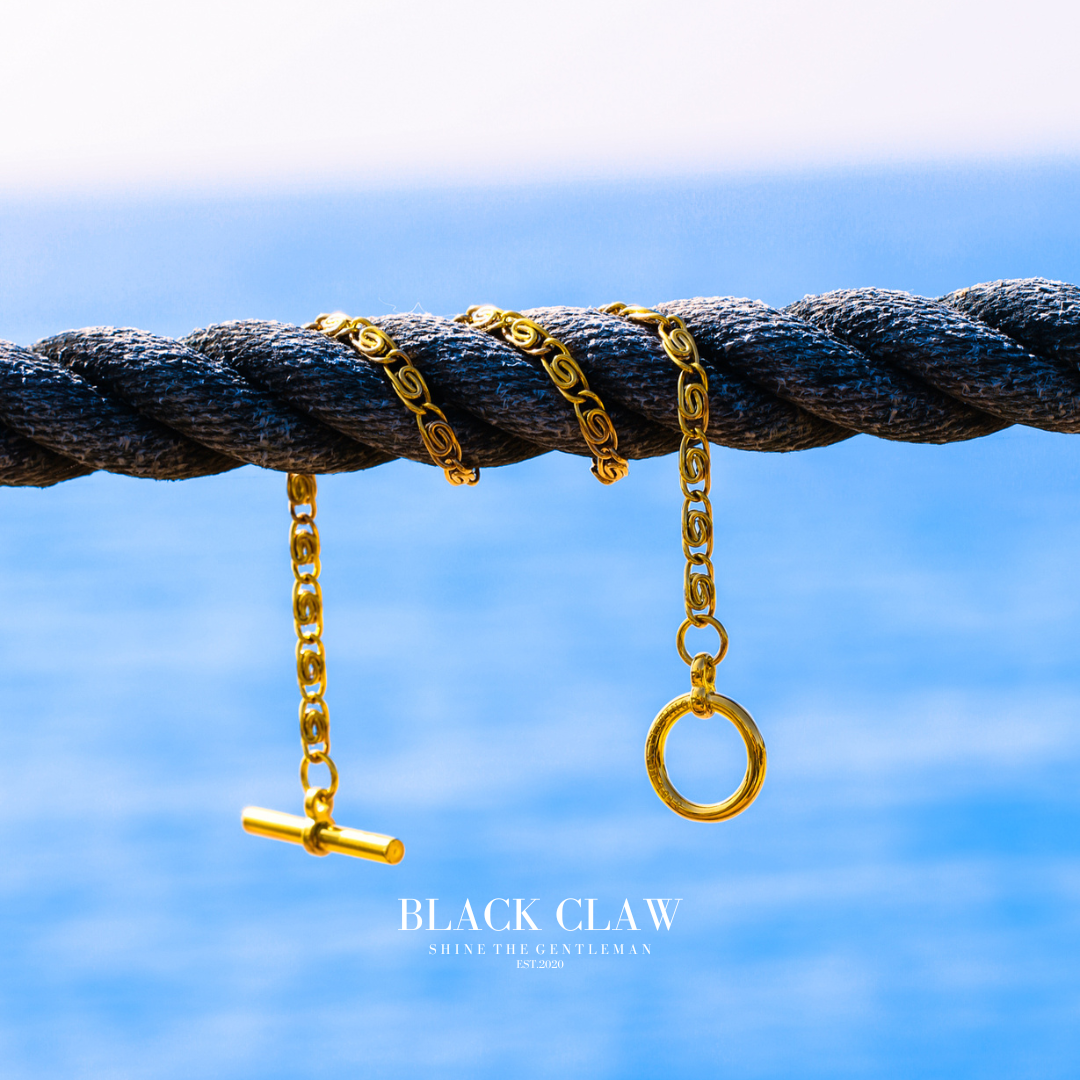 【B&C】Choker＆Bracelet【GOLD】