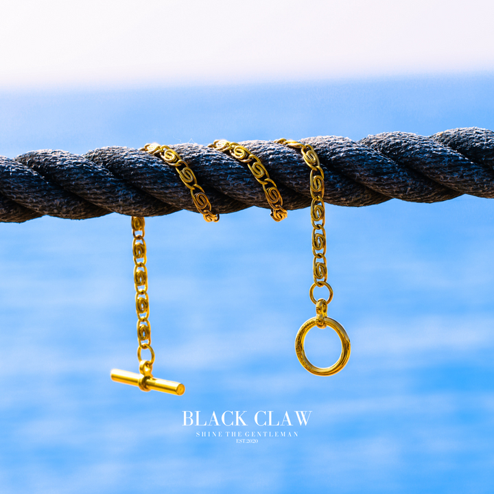 【B&C】Choker＆Bracelet【GOLD】