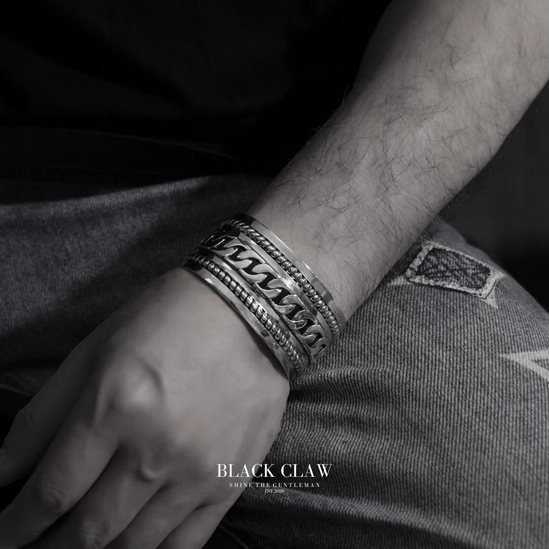S925 Chain Bangle