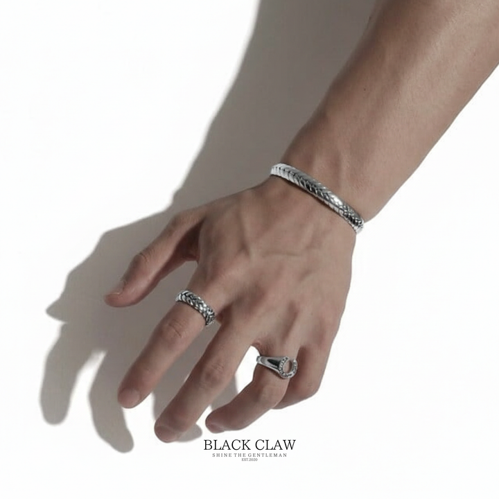 316L Braid Bangle