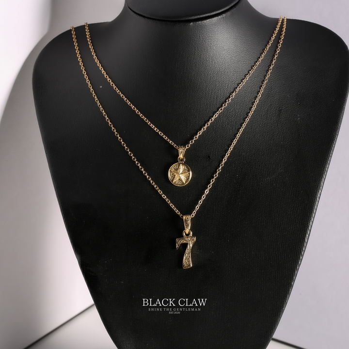 316L Hawaiian Number Necklace