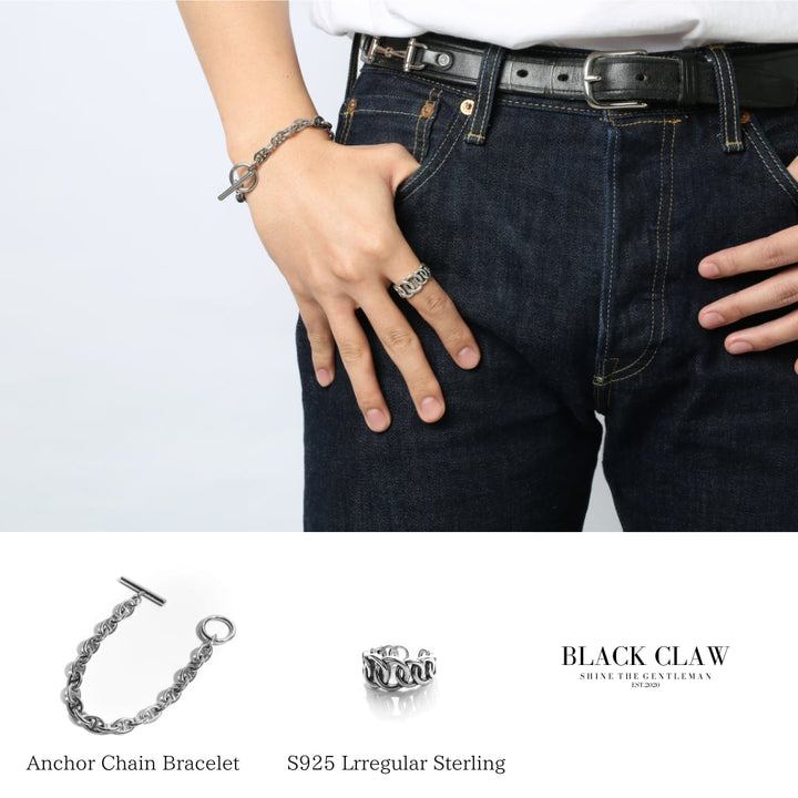 Anchor Chain Bracelet【SILVER】