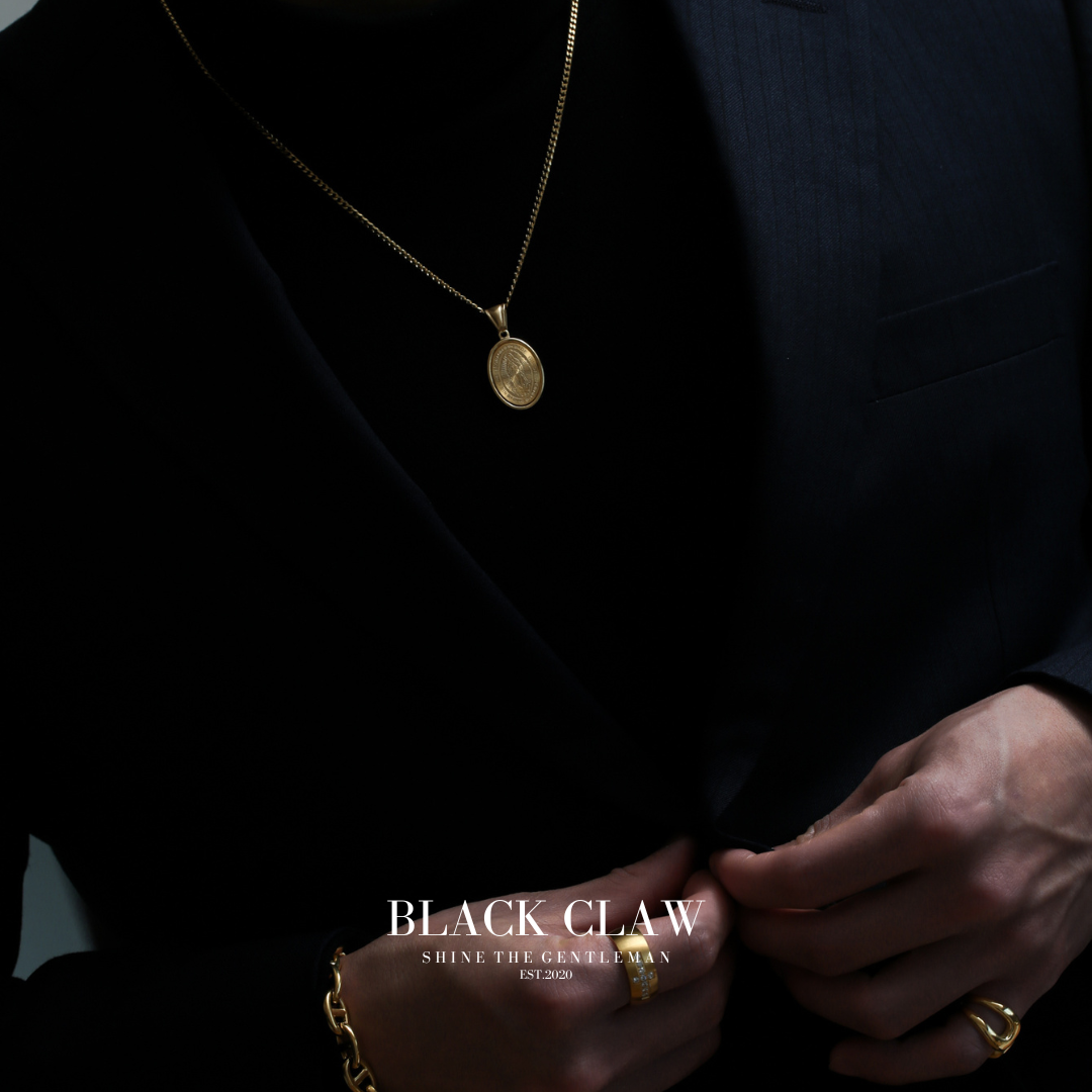 316L Maria Coin Necklace【GOLD】