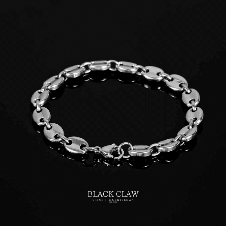 Curves Chain  Bracelet 【SILVER】