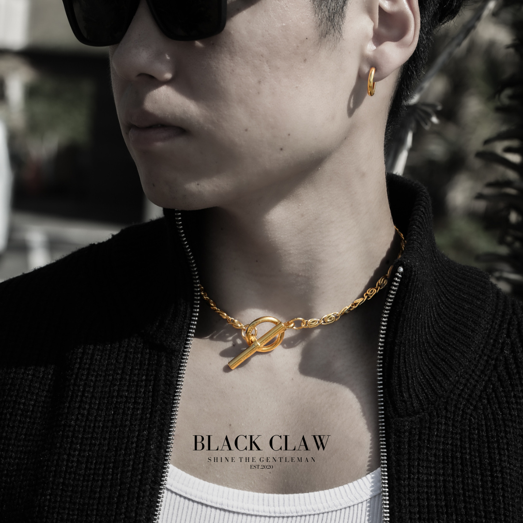 【B&C】Choker＆Bracelet【GOLD】