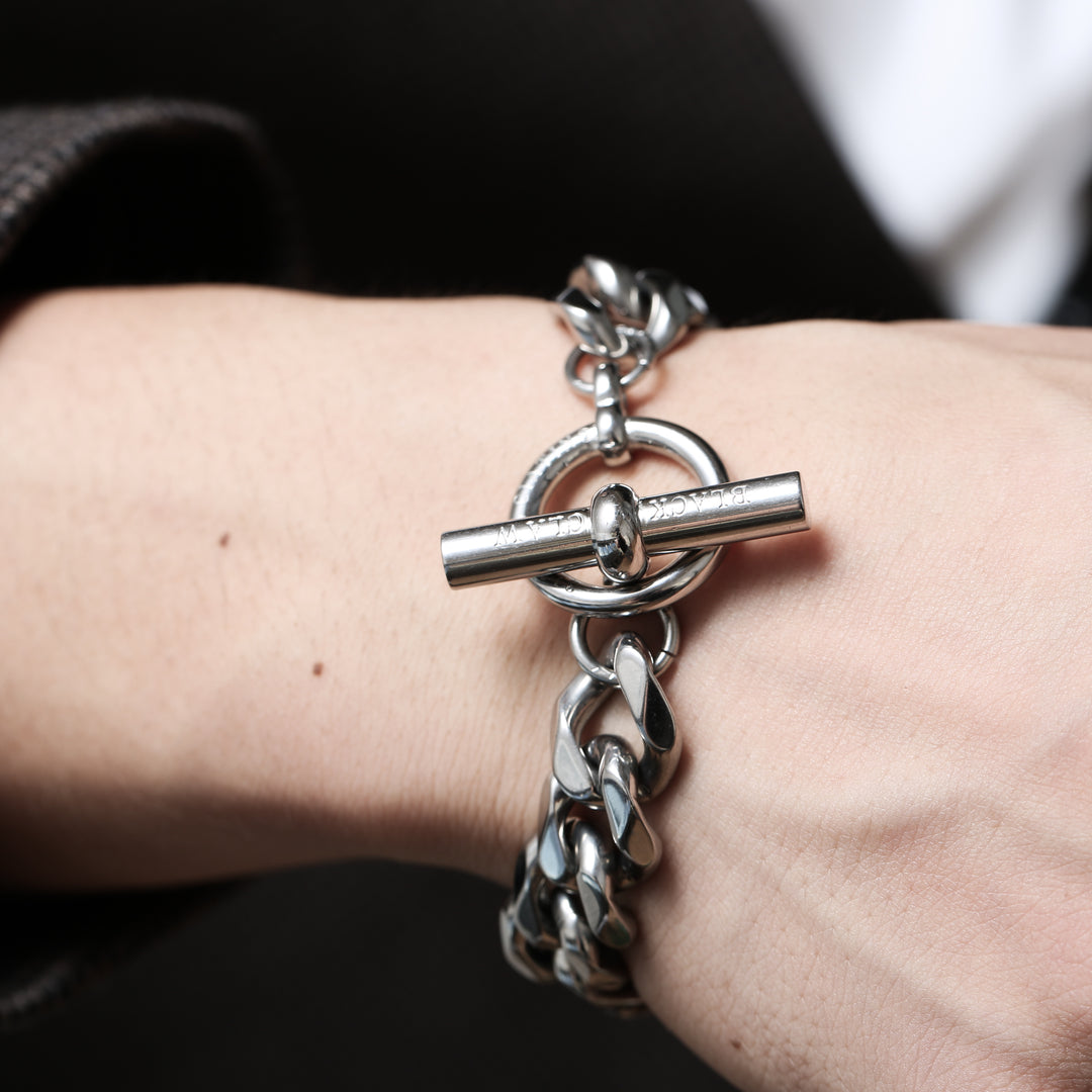 316L Mantel Flat Link Chain Bracelet