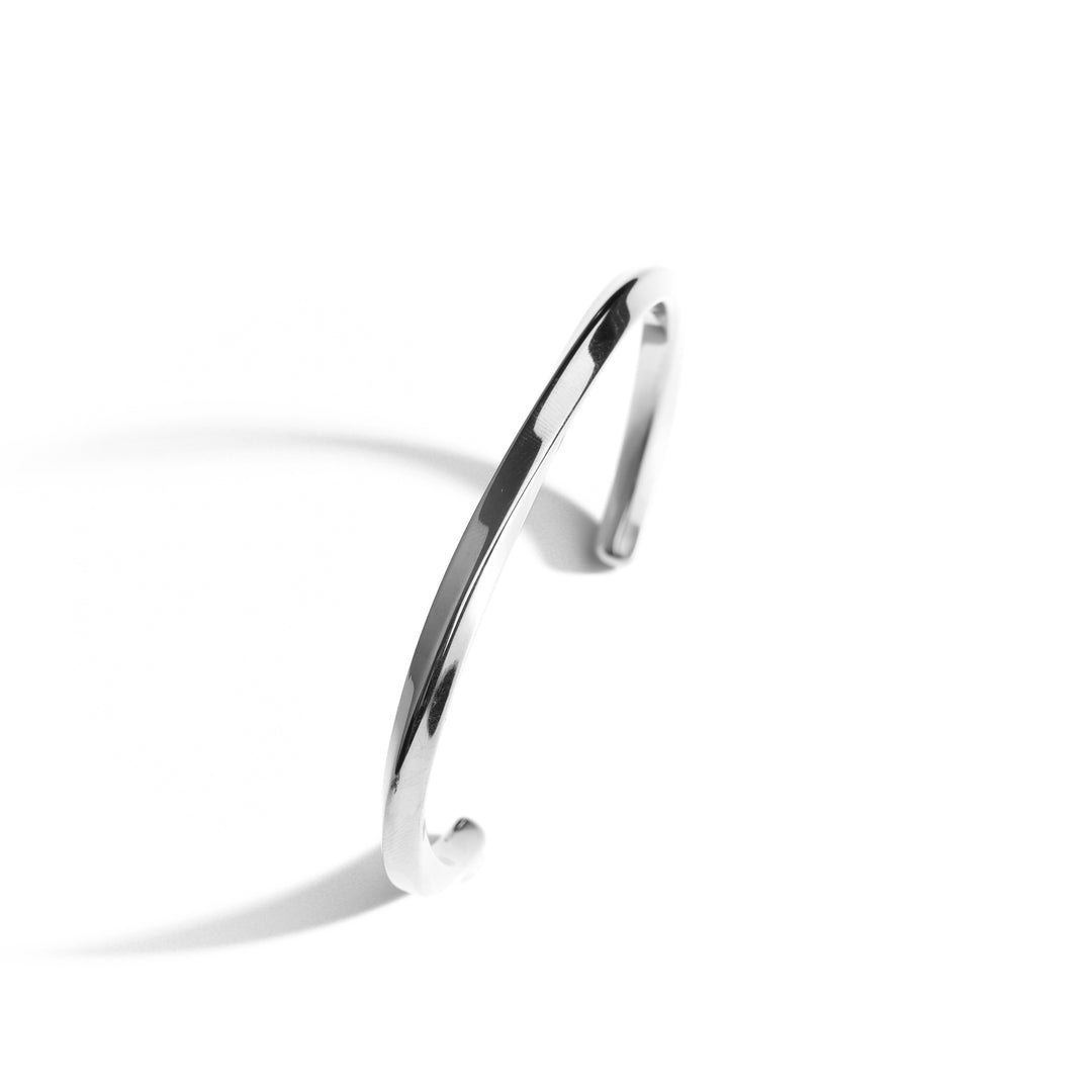 316L Surgical Stainless Bangle -Silver