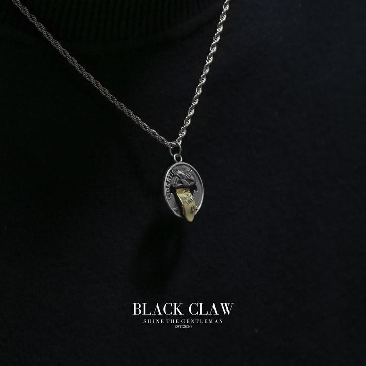 S925 Smile Coin  Necklace 【B&C】