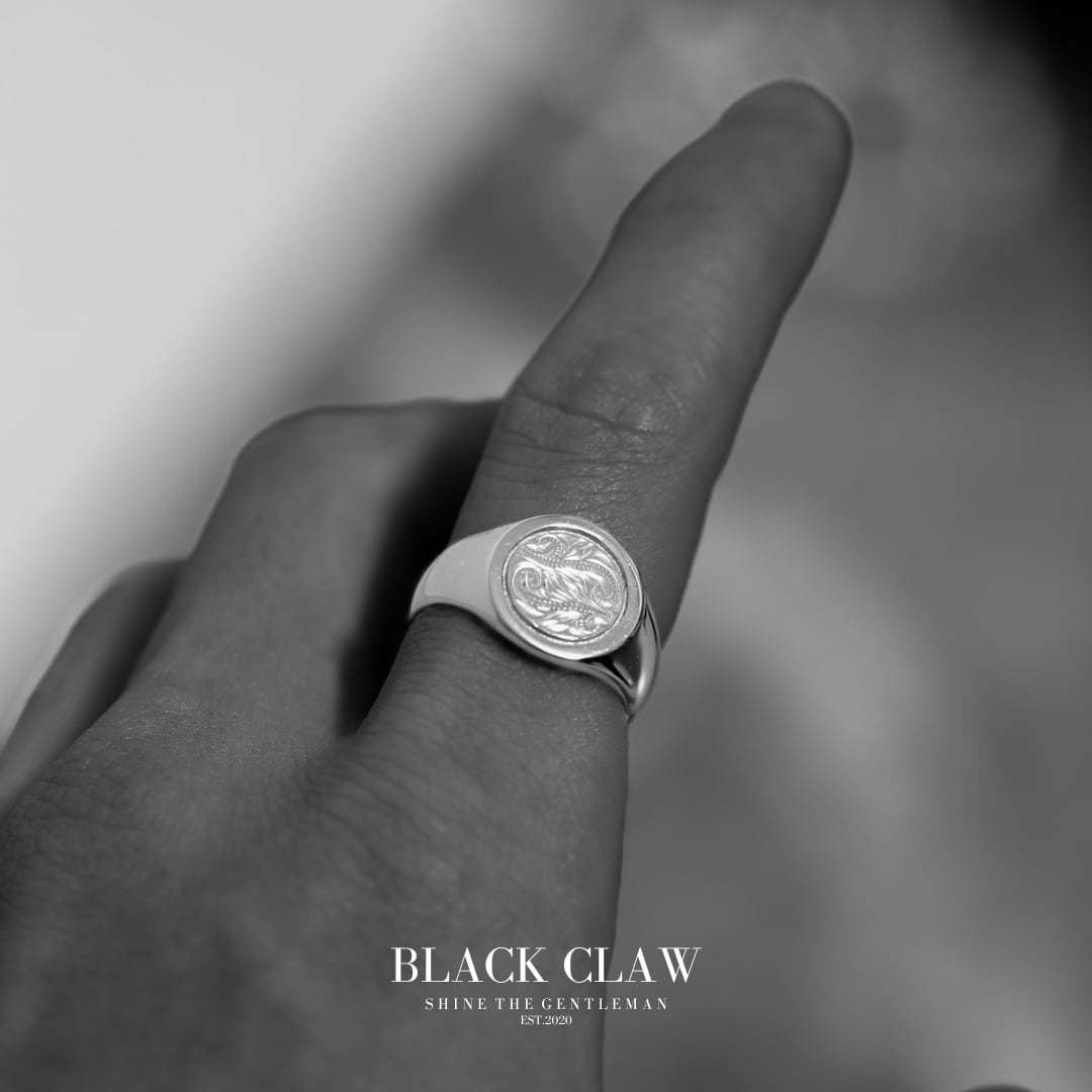 Hawaiian Signet Coin Ring 【SILVER】