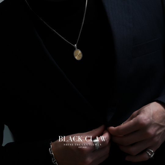 316L Maria Coin Necklace【Bicolor SILVER】