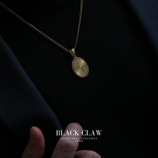 316L Maria Coin Necklace【GOLD】