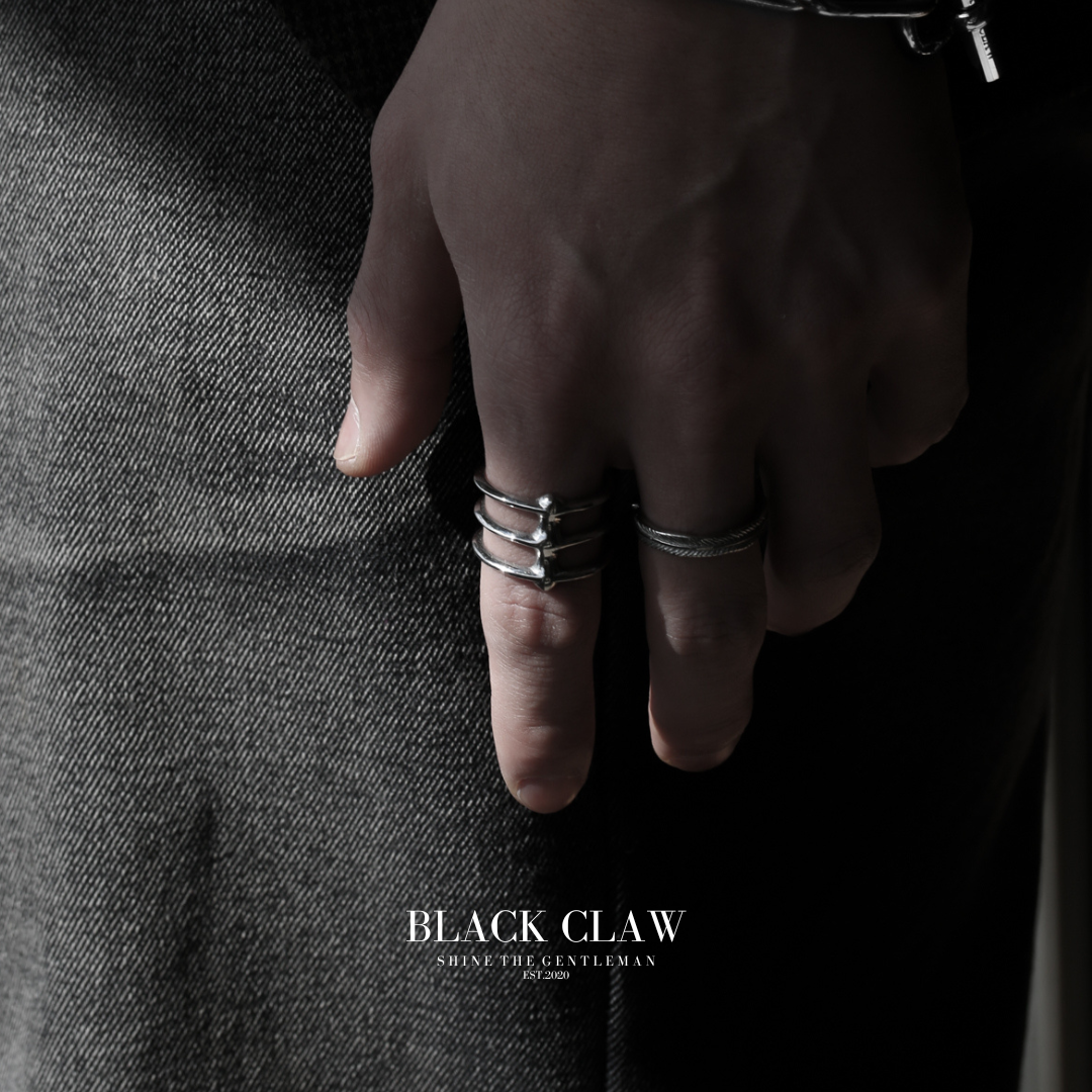 Triple bone Ring【B&C】