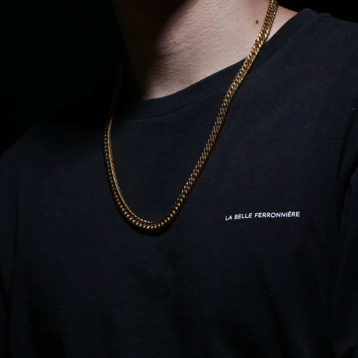 316L Double Chain Necklace Gold