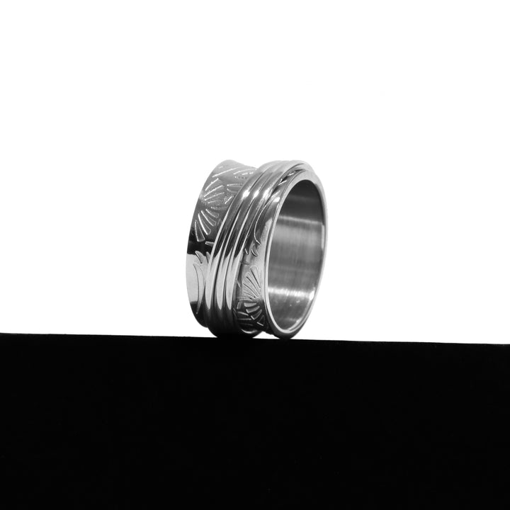 316L Indian Triple Rotation Ring