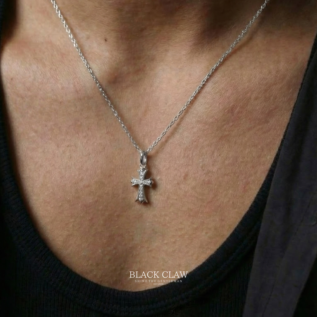 S925 Zirconia Cross necklace