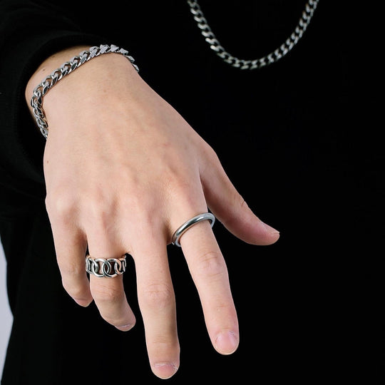 316l vintage ring silver