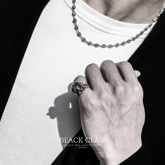 s925 Rose Necklace 【B&C】