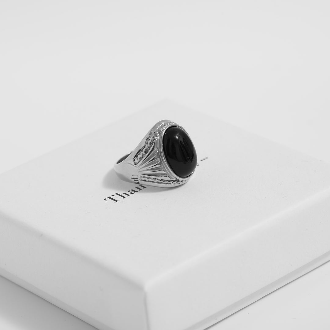 Turquoise Onyx Ring【SILVER】