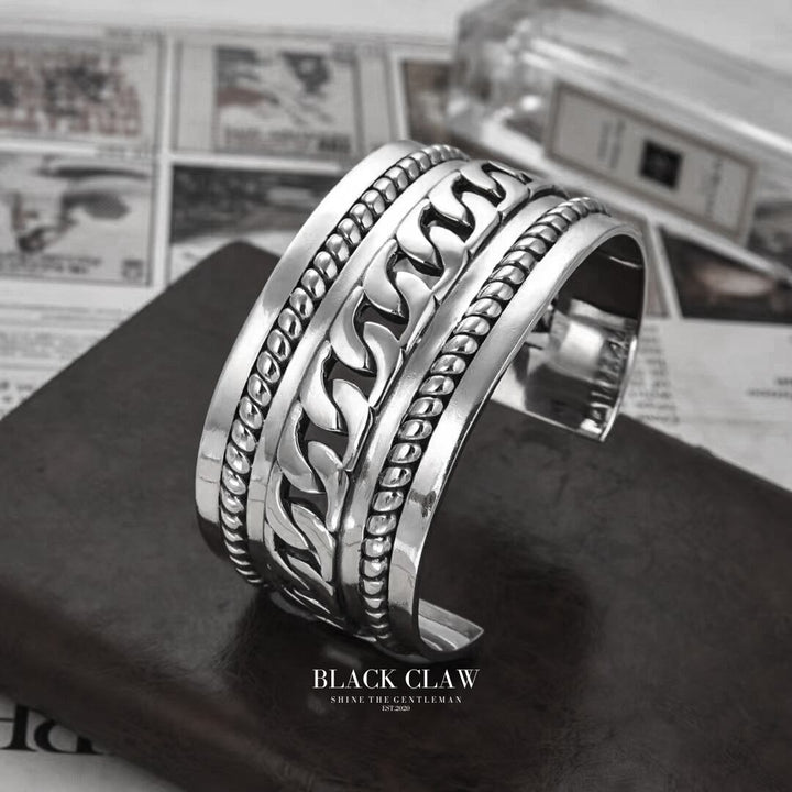S925 Chain Bangle