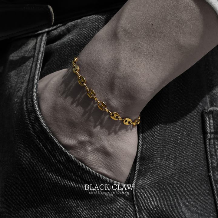 Curves Chain  Bracelet 【GOLD】