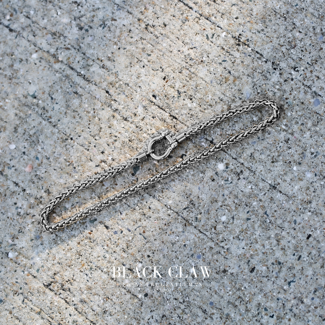 316L Horseshoe Chain Necklace【SILVER】
