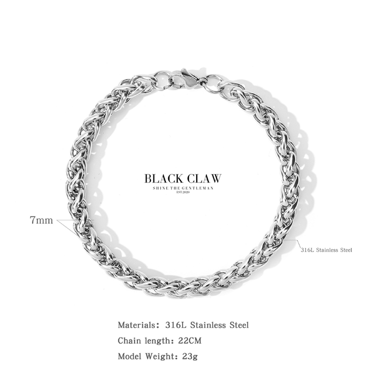 Street Chain Bracelet【SILVER】
