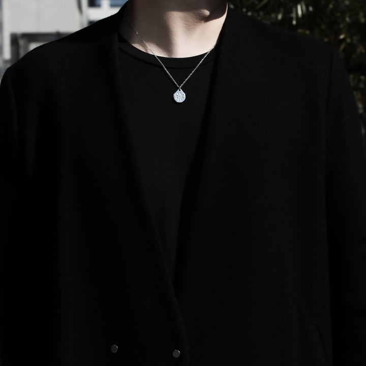 316L Hawks Coin Necklace