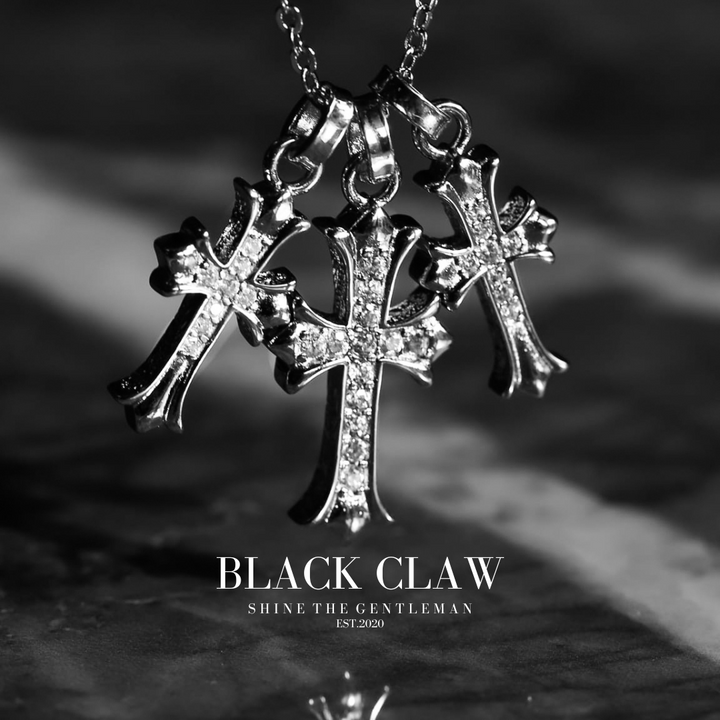 Hawaiian Triple Cross Necklace【SILVER】