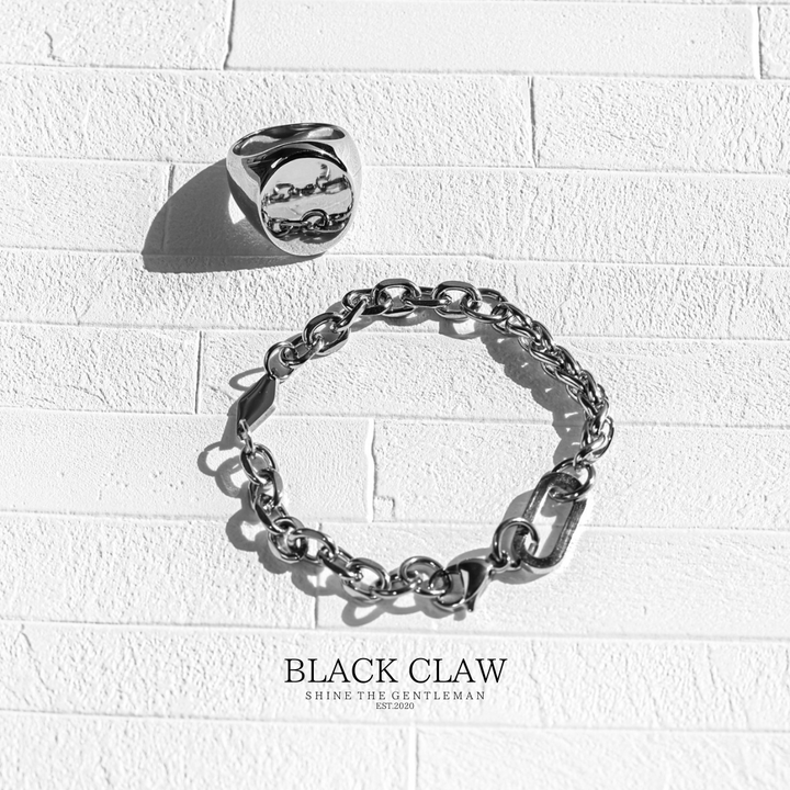 316l Ellipse Square Ring【B&C】