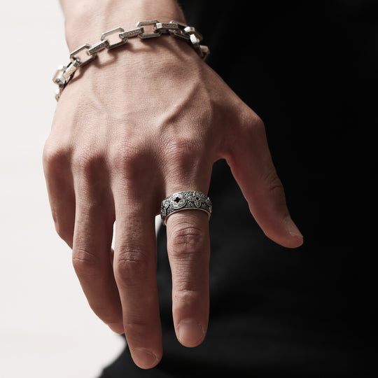 S925 Four Leaf Clover Ring / B&C