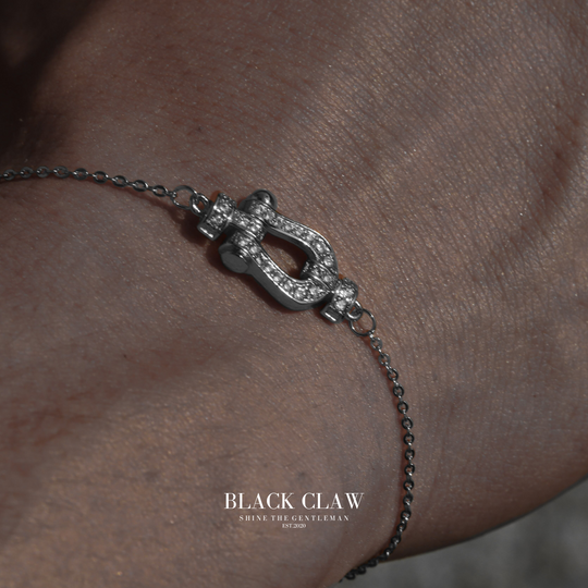 Zirconia Horseshoe Bracelet 【B&C】