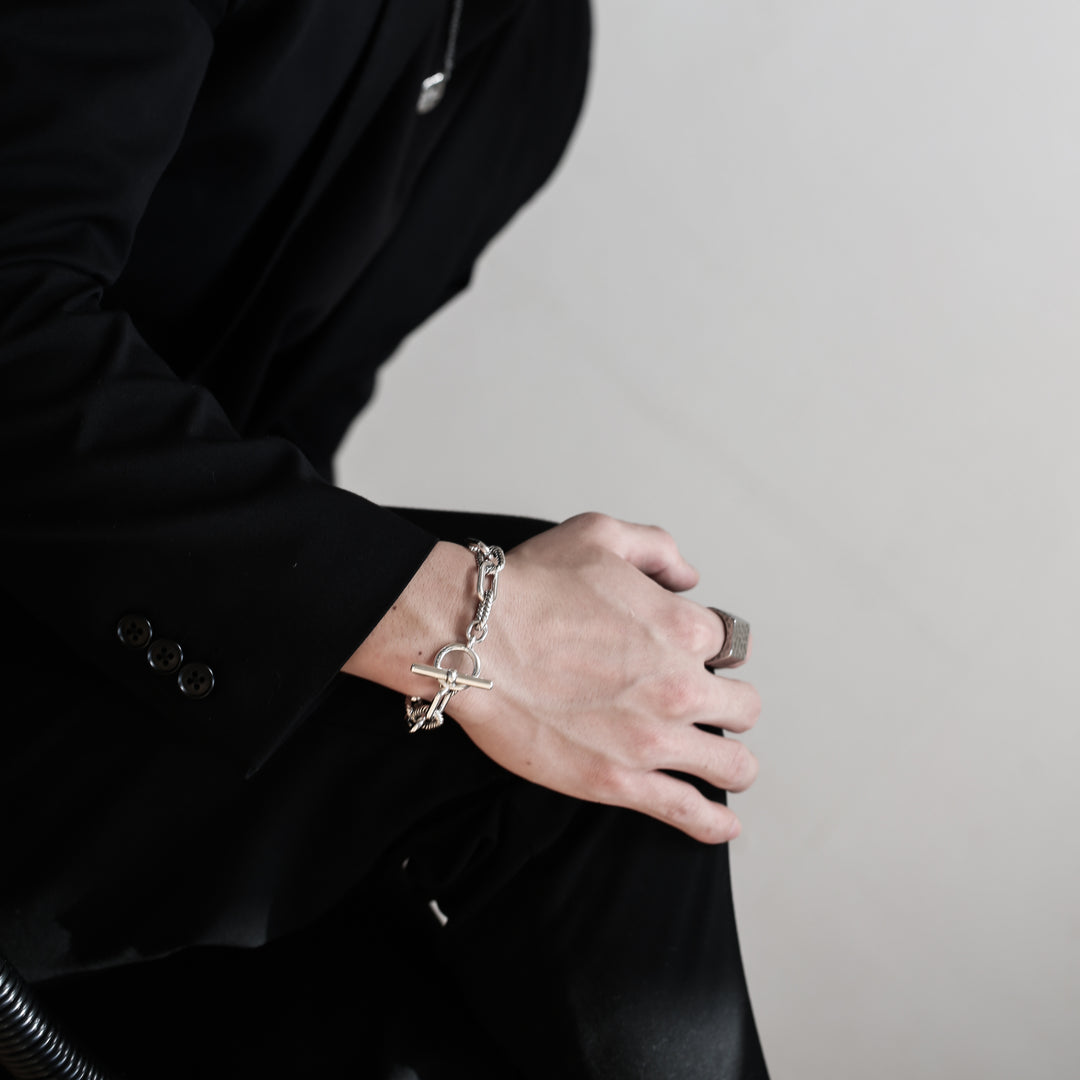 S925 Mantel Rope Bracelet【B&C】