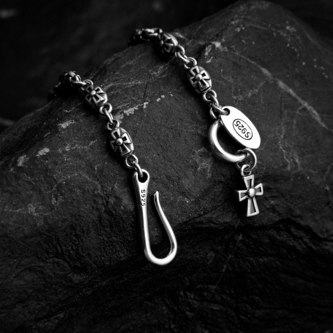 S925 Chain Cross Necklace / B&C
