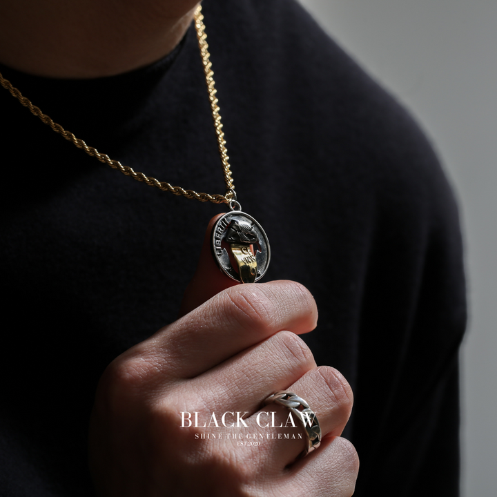 S925 Smile Coin  Necklace 【B&C】