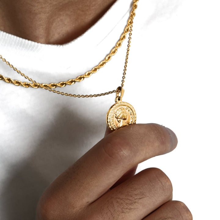 316L Rope Chain Necklace GOLD