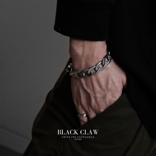 316L PlateChain Bracelet 【B&C】