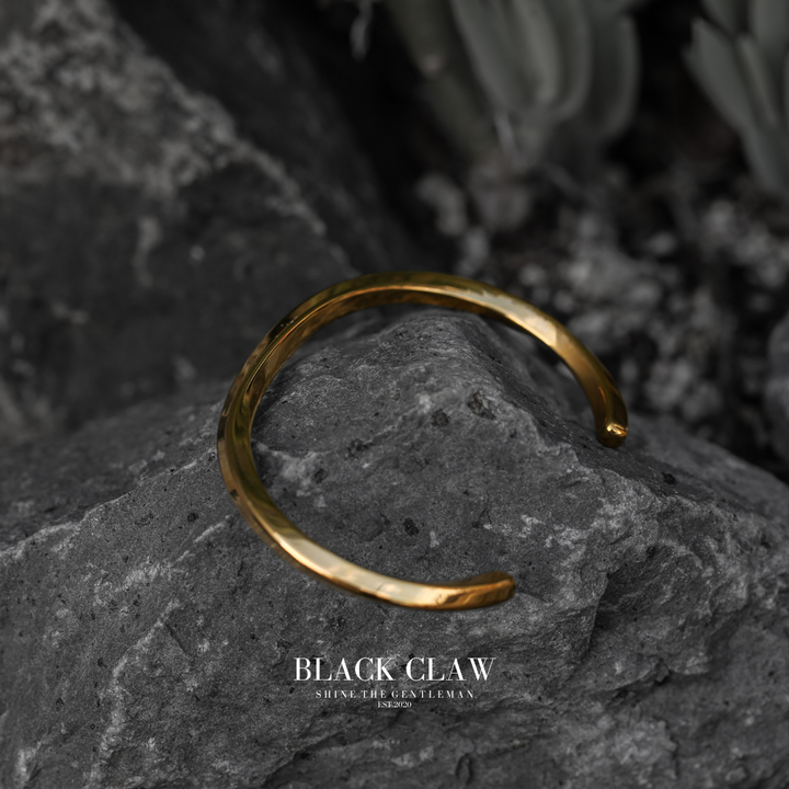 316L Surgical Stainless Bangle -GOLD