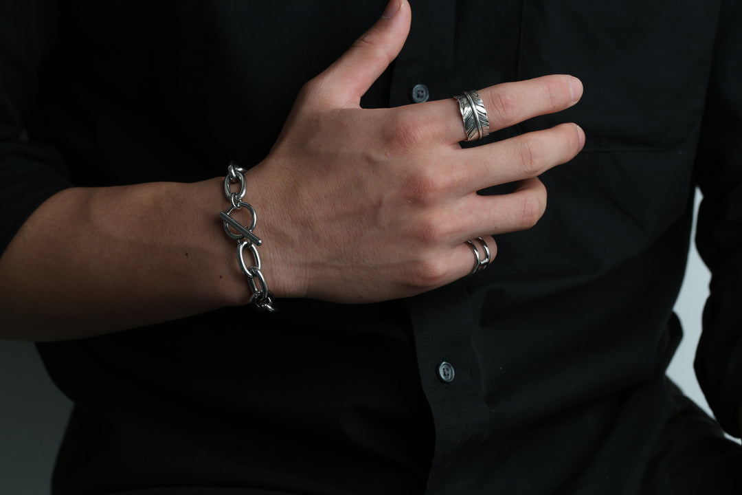 S925 Feather Ring