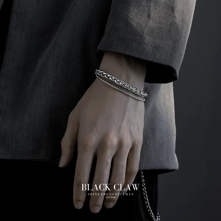 2 Types Double Chain Bracelet 【B&C】