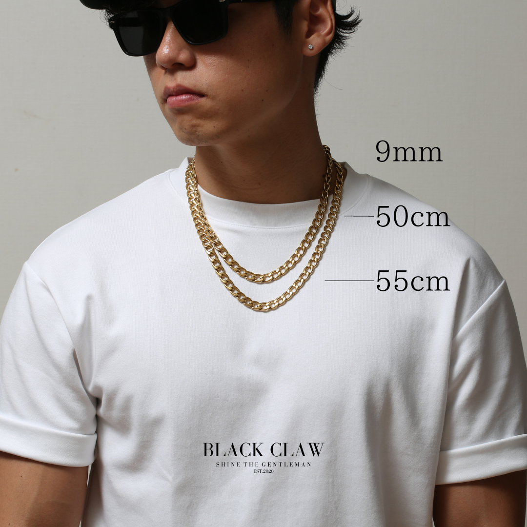316L chain necklace-【GOLD】