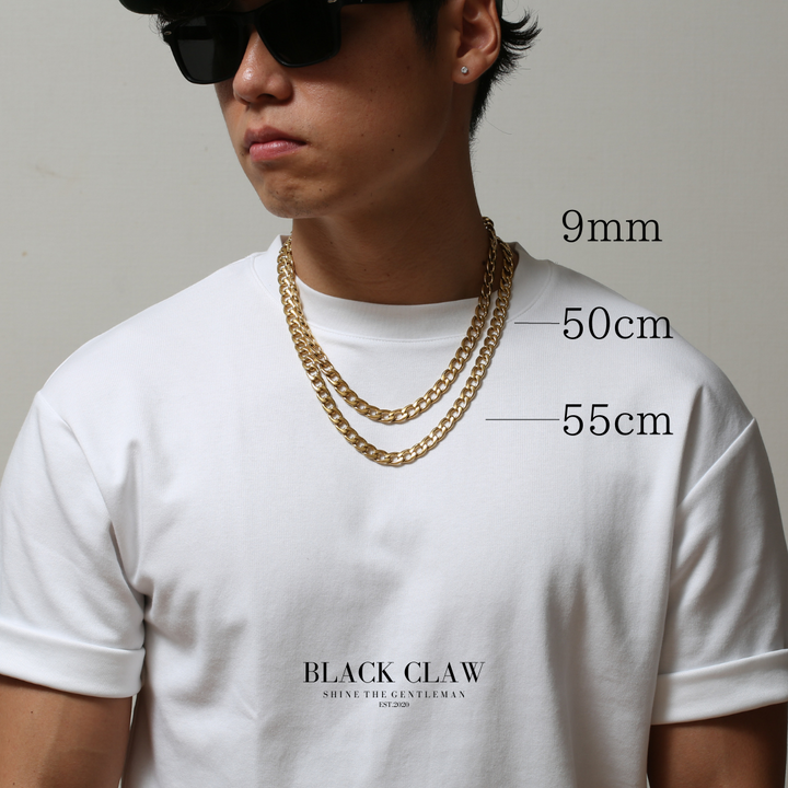 316L chain necklace-【GOLD】
