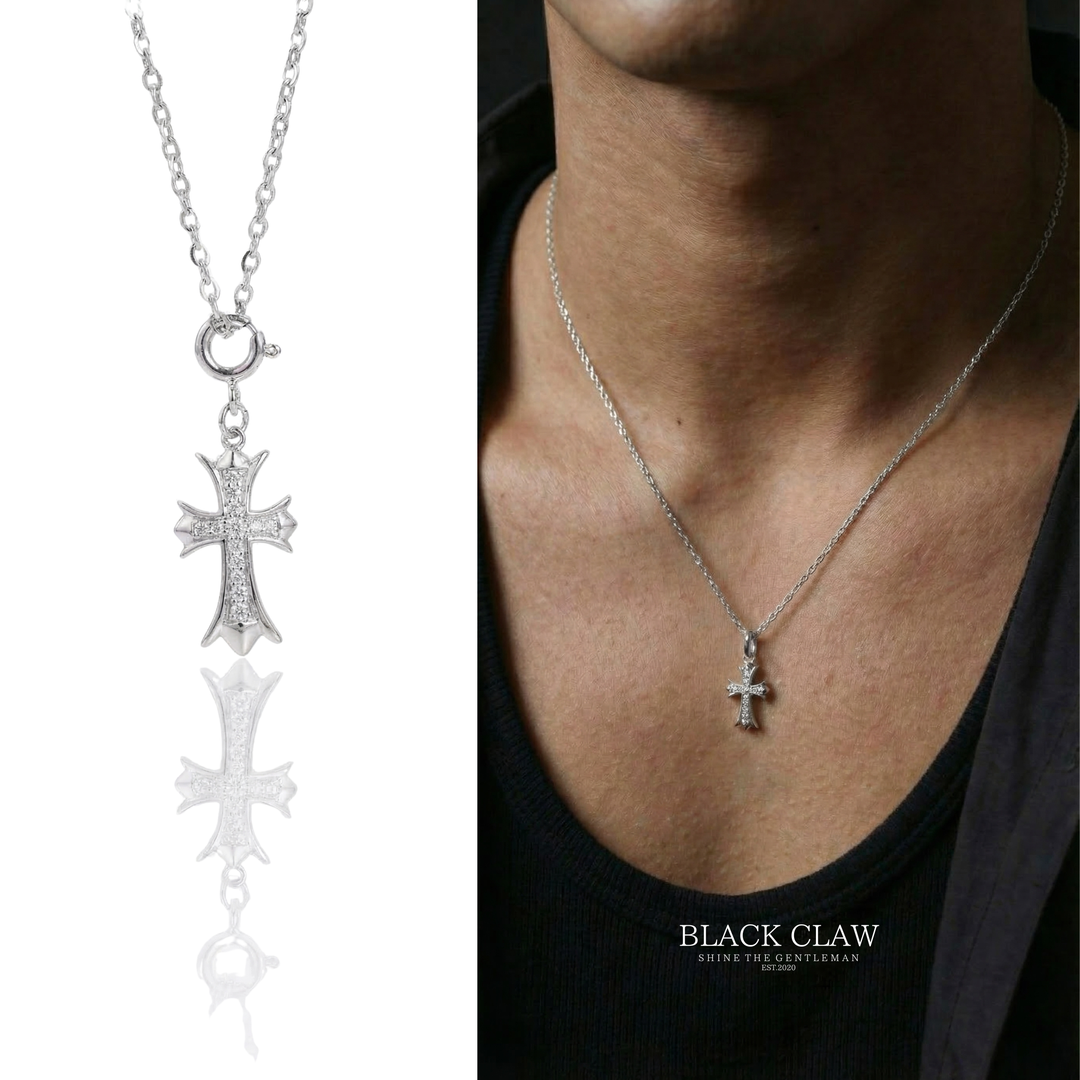 S925 Zirconia Cross necklace