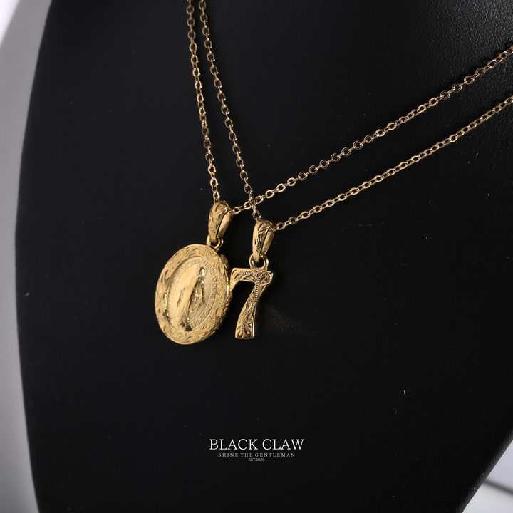 316L Hawaiian Number Necklace