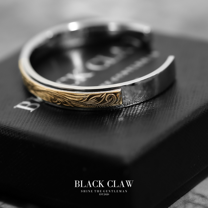 316L Hawaiian Plumeria Bangle