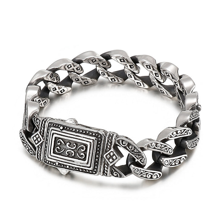 316L Arabesque Pattern Bracelet
