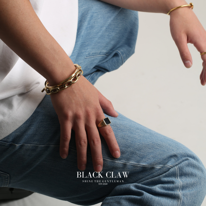 316L Surgical Stainless Bangle -GOLD