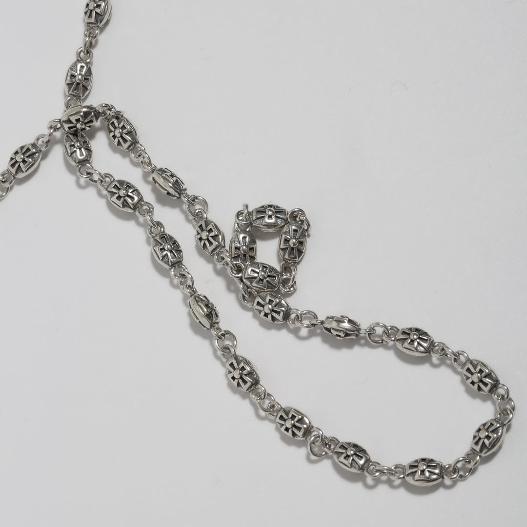 S925 Chain Cross Necklace / B&C