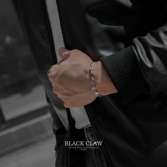 Curves Chain  Bracelet 【SILVER】